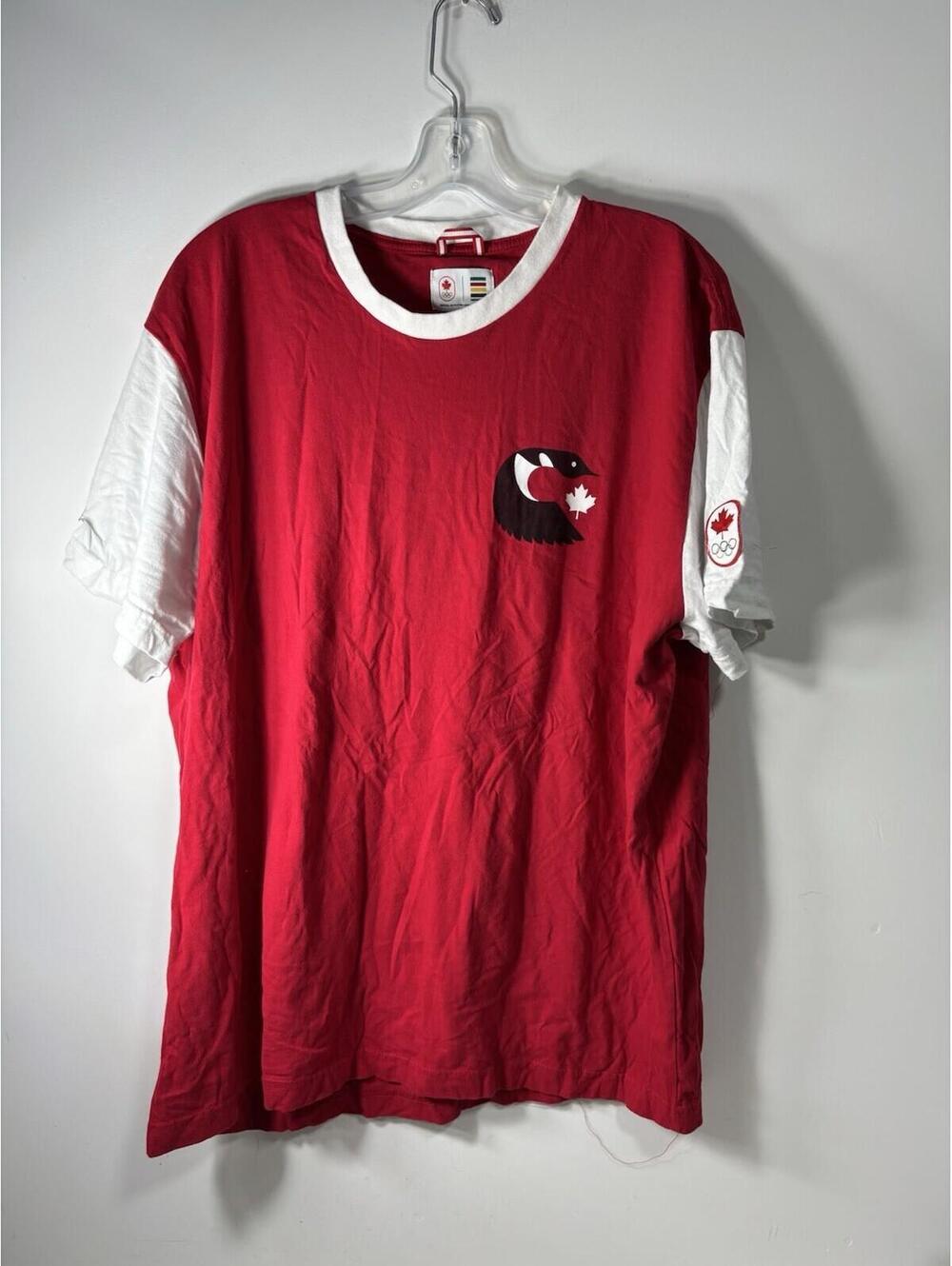 Team Canada Olympics T shirt 2014 Winter Games Men’s Size Extra Large